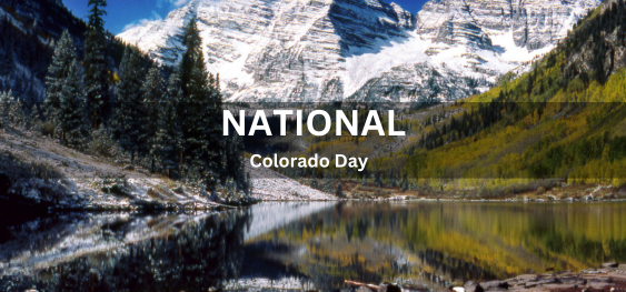 National Colorado Day [राष्ट्रीय कोलोराडो दिवस]